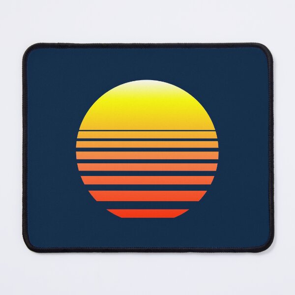 Synthwave Sunset Mouse Pad