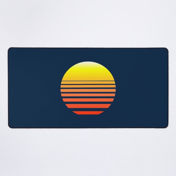 Synthwave Sunset Desk Mat