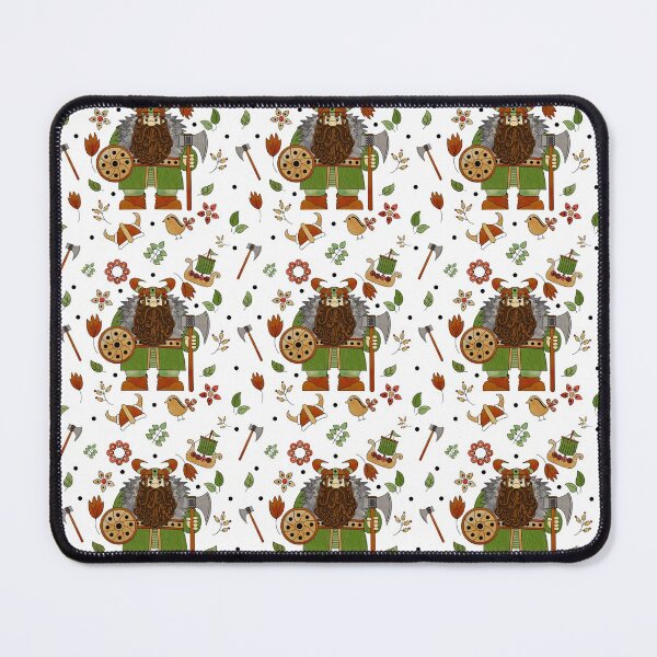 Item preview, Scandinavian Folklore Viking Pattern designed and sold by LotusArtStudio.