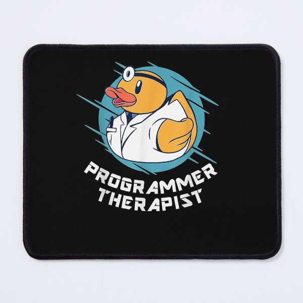 Rubber Duck Programmer Therapist Developer Mouse Pad