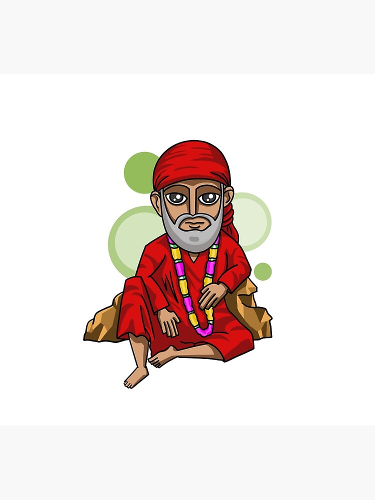 Shirdi Sai Baba Digital Art Laptop Skin for Sale by rizwanfdi