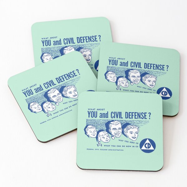 Item preview, YOU AND CIVIL DEFENSE - ADVERT designed and sold by ThrowbackAds.