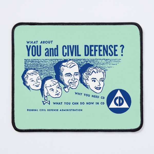Item preview, YOU AND CIVIL DEFENSE - ADVERT designed and sold by ThrowbackAds.