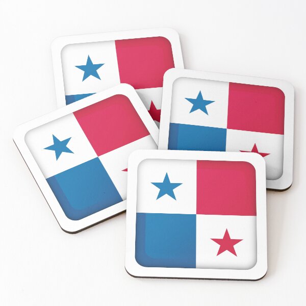 Item preview, Icon representing square button flag of Panama. Ideal for catalogs of institutional materials and geography designed and sold by LucianoCosmo.