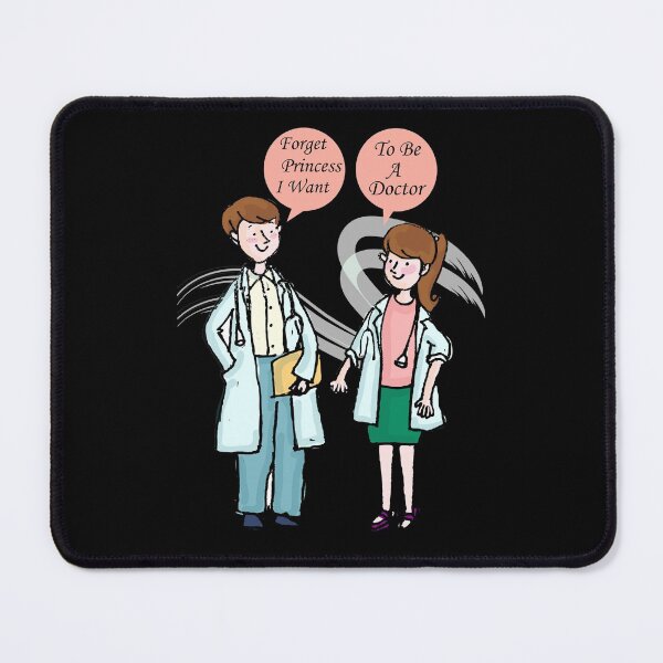 Item preview, forget princess i want to be a doctor designed and sold by Polla-Shirt.