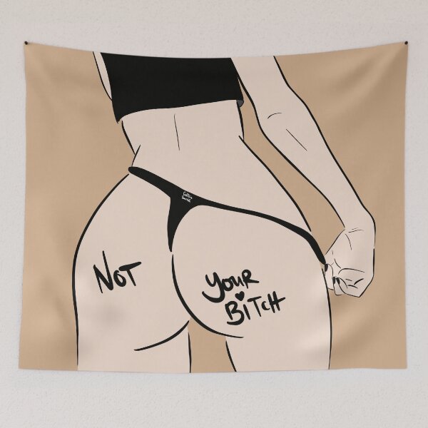 Item preview, not your bitch designed and sold by Culturesensible.
