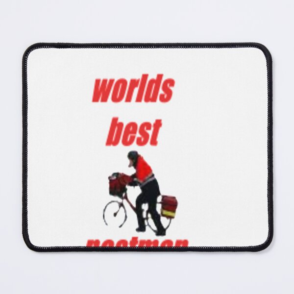 Item preview, worlds best postman designed and sold by nigejohn.