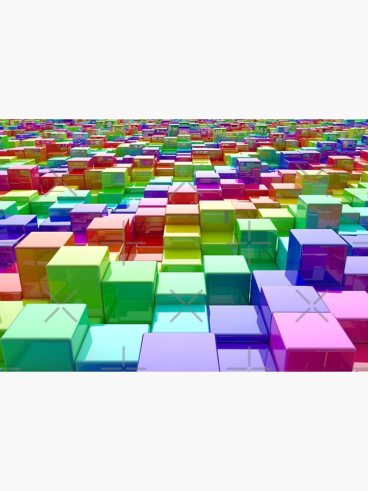 Rainbow Cubes by GaiaDC
