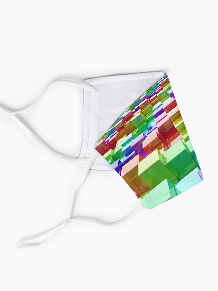 Alternate view of Rainbow Cubes Mask