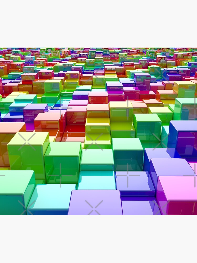Rainbow Cubes by GaiaDC