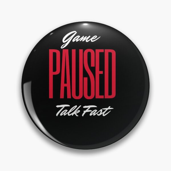 Item preview, Game paused talk fast, gamers zone designed and sold by NorthStar-Shop.