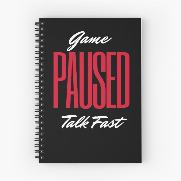 Item preview, Game paused talk fast, gamers zone designed and sold by NorthStar-Shop.