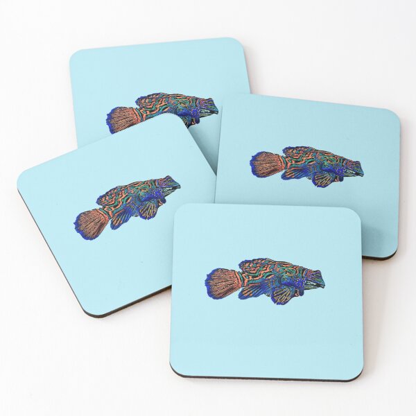 Item preview, Black Alternate Design of a Mandarinfish designed and sold by designsasstultd.
