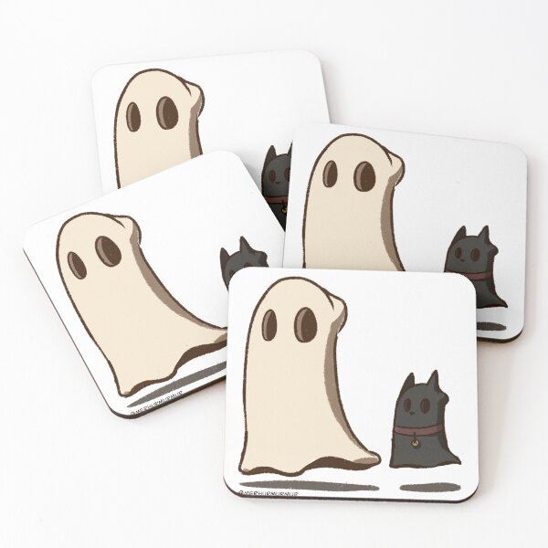 Item preview, Ghost and Cat designed and sold by merhurmurmur.