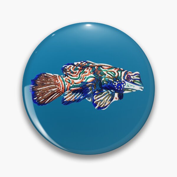 Item preview, White Alternate Design of a Mandarinfish designed and sold by designsasstultd.
