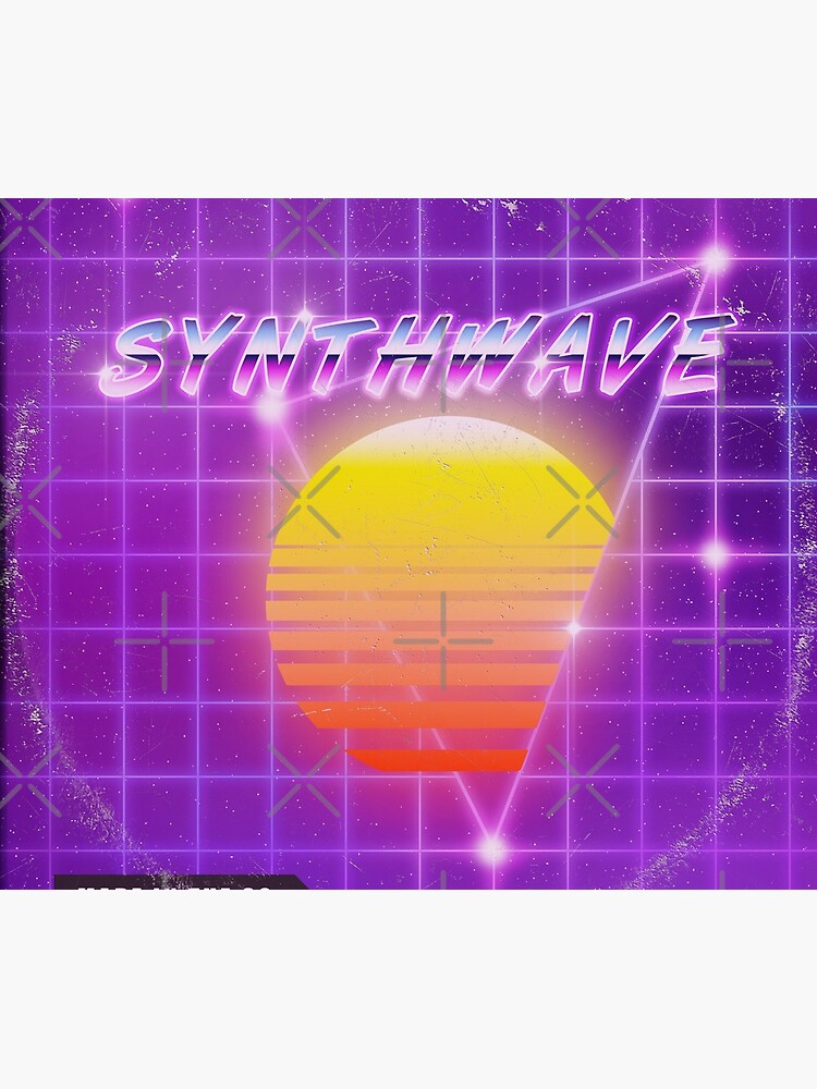 Synthwave music vinyl disk album by GaiaDC