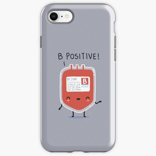 B positive iPhone Tough Case