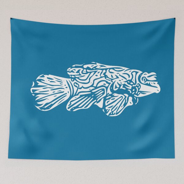 Item preview, White Design of a Mandarinfish designed and sold by designsasstultd.