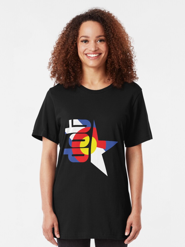 Alternate view of DotStar Studios x Colorado Love Slim Fit T-Shirt