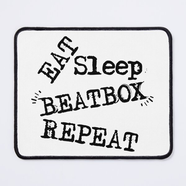 Item preview, Eat Sleep Beatbox Repeat (Black) designed and sold by superdumb70.