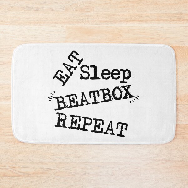 Item preview, Eat Sleep Beatbox Repeat (Black) designed and sold by superdumb70.