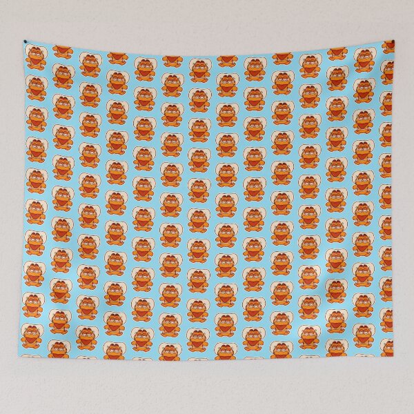 Item preview, cowboy garfield plush designed and sold by PRINCEofWORMS.