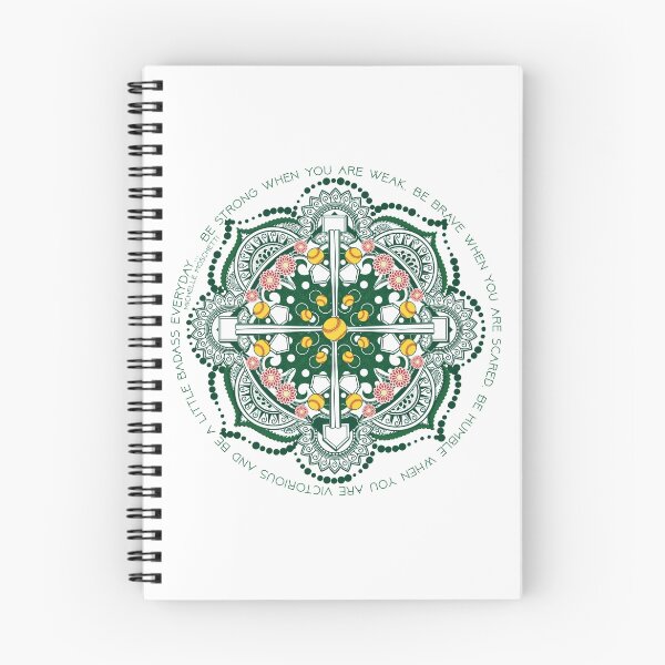Item preview, Softball Zen mandala designed and sold by SleeplessLady.