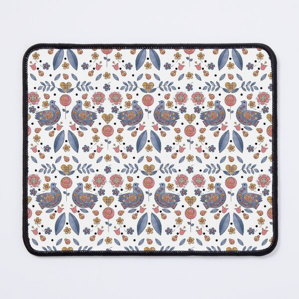 Item preview, Scandinavian Folklore Bird Pattern designed and sold by LotusArtStudio.