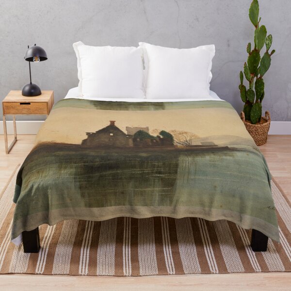 Item preview, Castle Ruins and Tall Ship in the Bay - Andrew Nicholl designed and sold by Vintage Designs +.