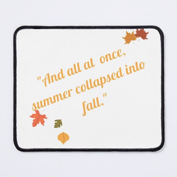 Item preview, And all at once, summer collapsed into fall - Oscar Wilde designed and sold by fairytree.