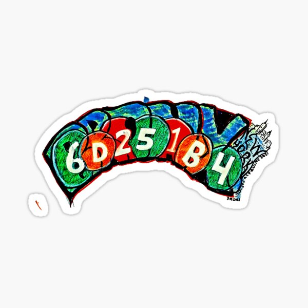 Bronx Flow - Subway Line Sticker Sticker