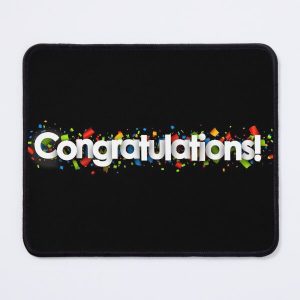 Item preview, Colorful Congrats designed and sold by AhmedXhah.