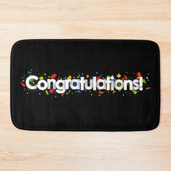 Item preview, Colorful Congrats designed and sold by AhmedXhah.