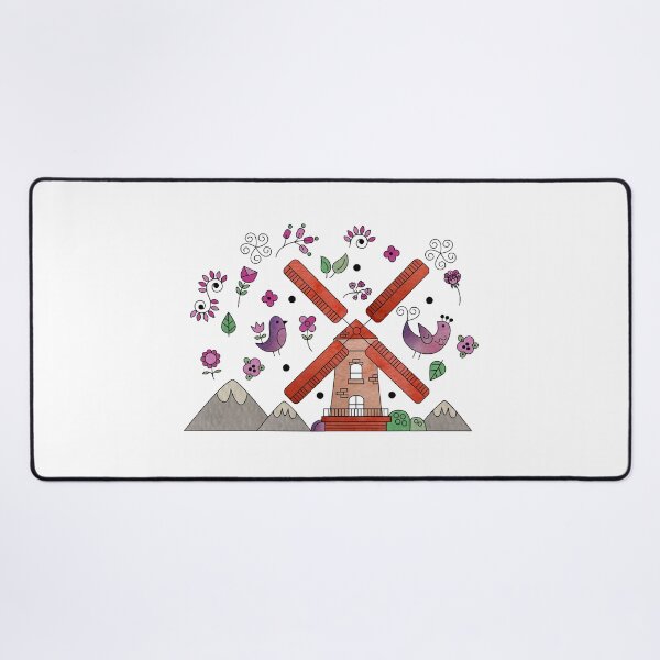 Item preview, Scandinavian Folklore Windmill designed and sold by LotusArtStudio.