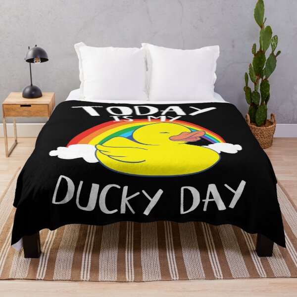 Item preview, Today is My Ducky Lucky Day Rainbow - Rubber Duck Birthday designed and sold by onicon.