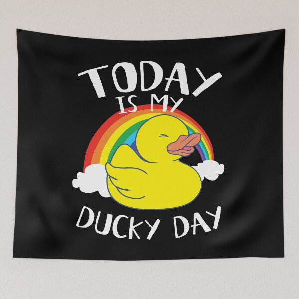 Item preview, Today is My Ducky Lucky Day Rainbow - Rubber Duck Birthday designed and sold by onicon.