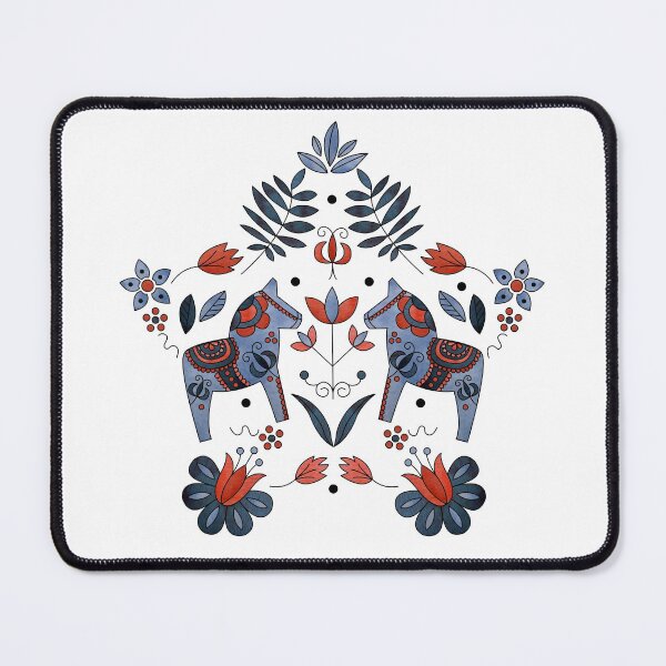 Item preview, Scandinavian Folklore Dala Horse designed and sold by LotusArtStudio.