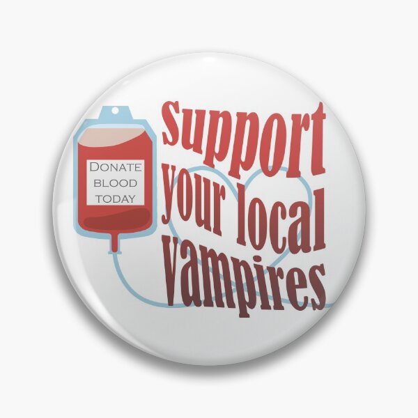 Item preview, Support your local vampires designed and sold by tavachan.
