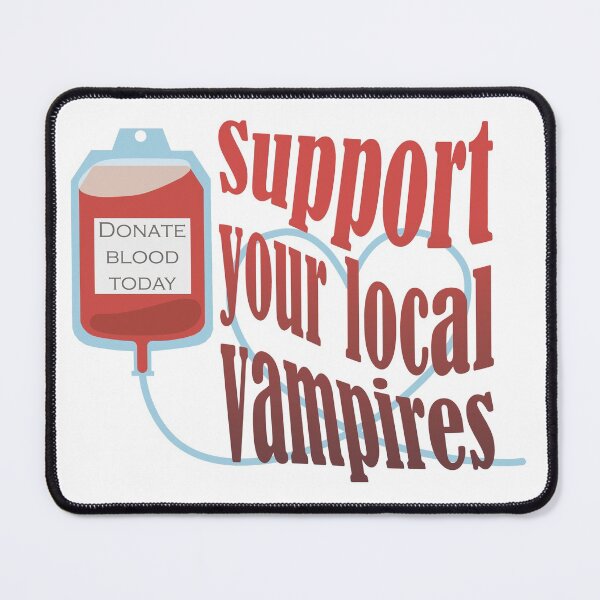 Item preview, Support your local vampires designed and sold by tavachan.