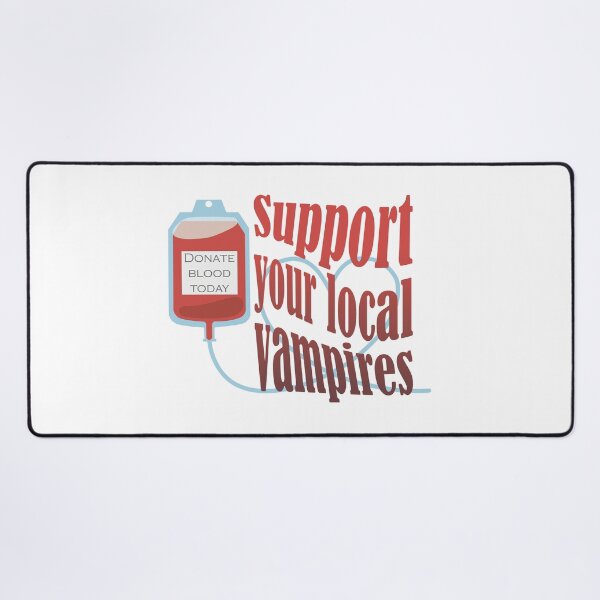 Item preview, Support your local vampires designed and sold by tavachan.