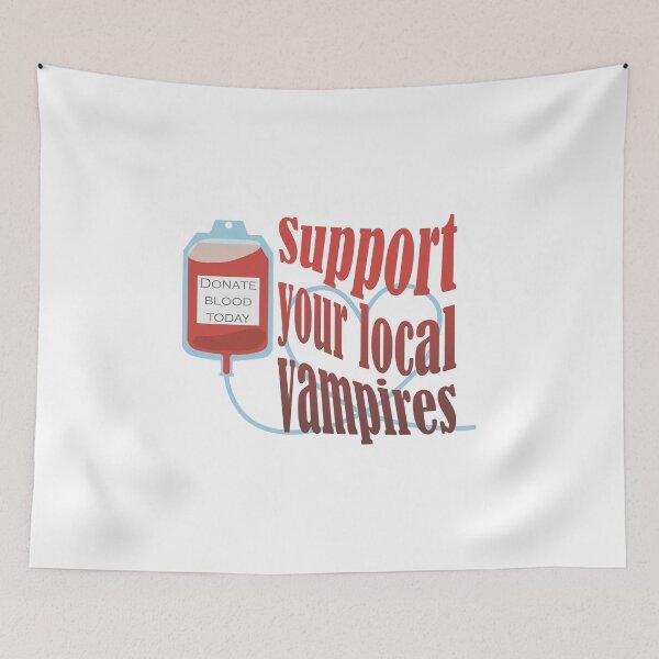 Item preview, Support your local vampires designed and sold by tavachan.