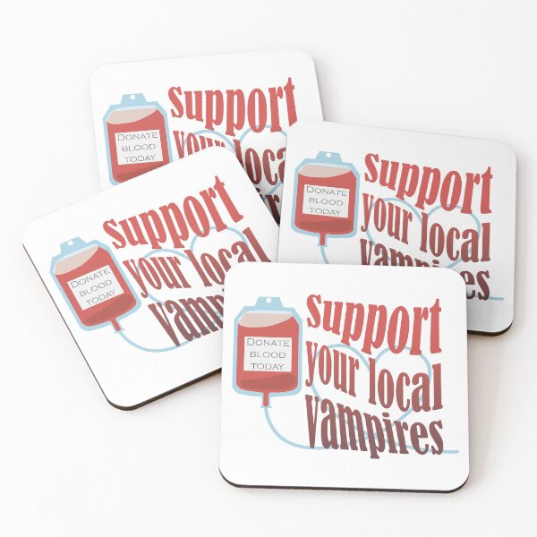 Item preview, Support your local vampires designed and sold by tavachan.