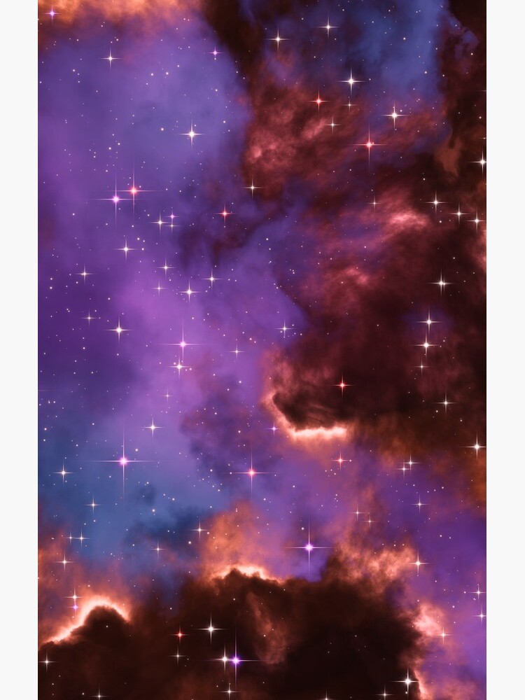 Fantasy nebula cosmos sky in space with stars (Red/Purple/Blue) by GaiaDC