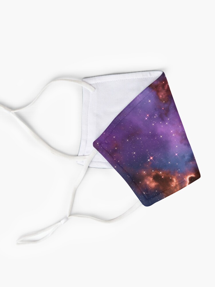 Alternate view of Fantasy nebula cosmos sky in space with stars (Red/Purple/Blue) Mask