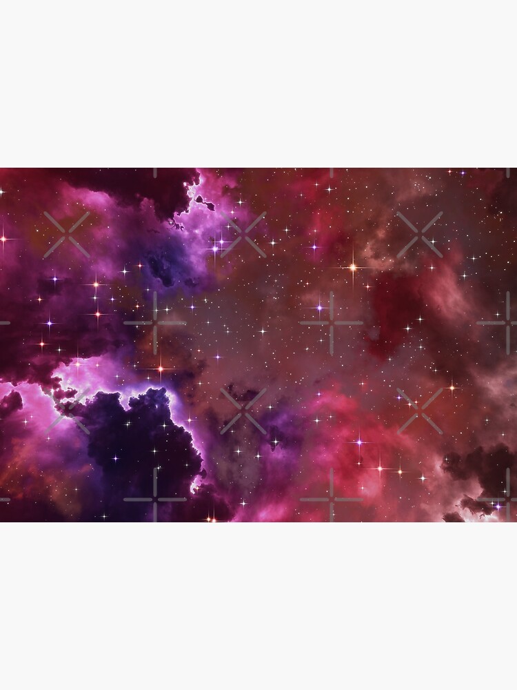 Fantasy nebula cosmos sky in space with stars (Purple/Pink/Magenta) by GaiaDC
