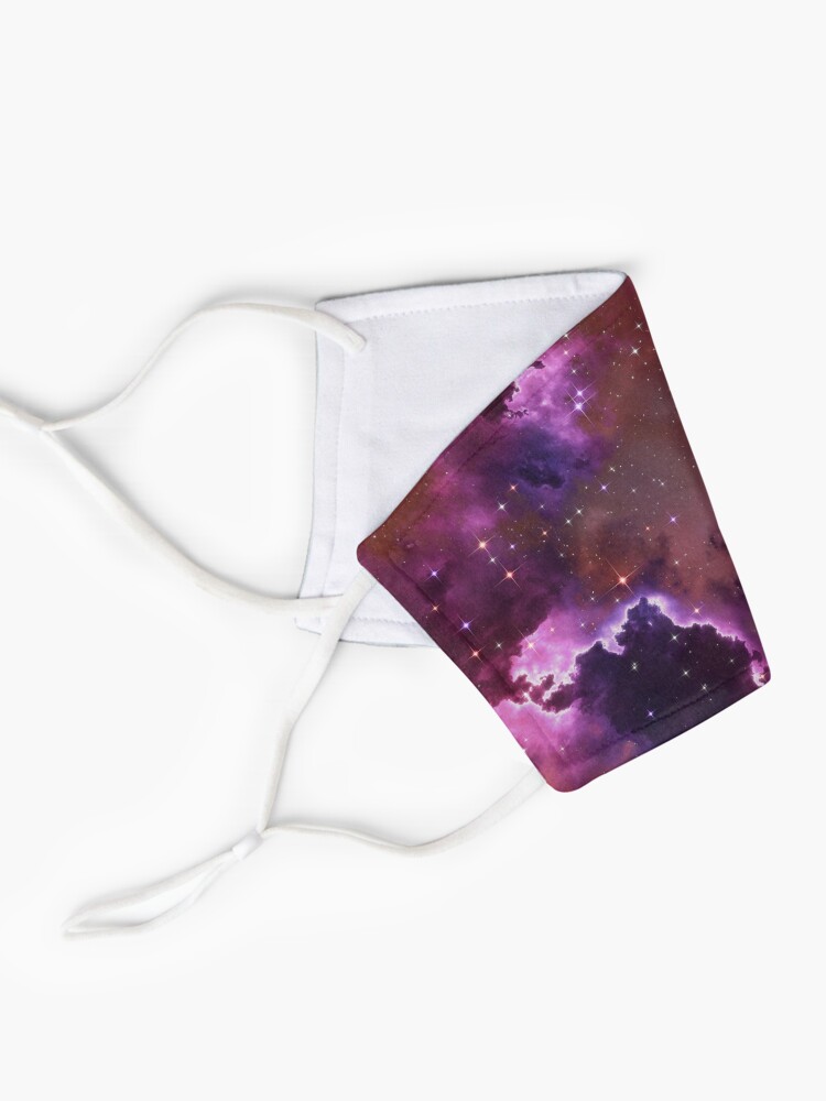 Alternate view of Fantasy nebula cosmos sky in space with stars (Purple/Pink/Magenta) Mask