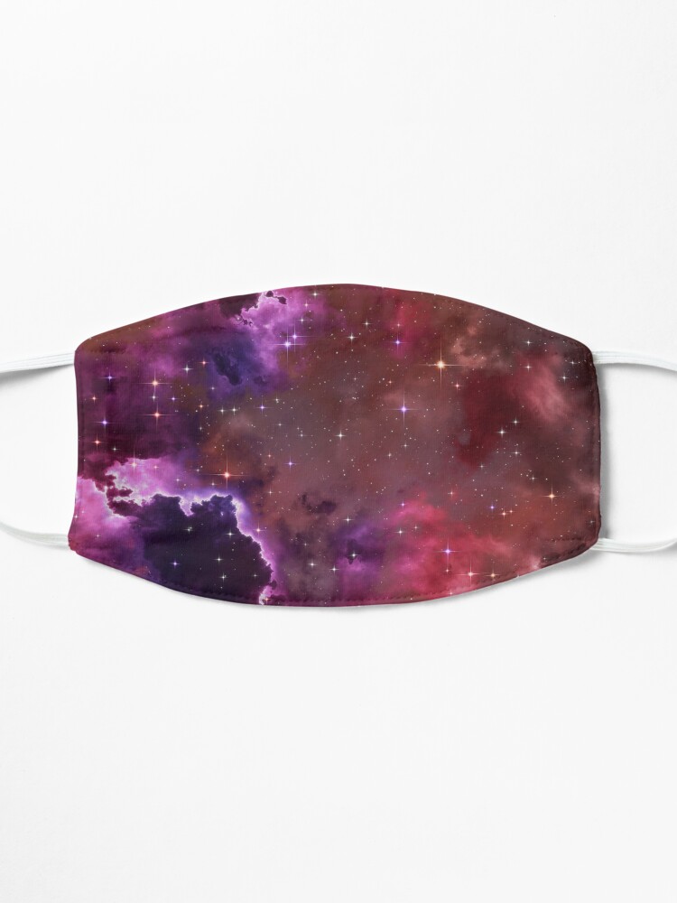 Alternate view of Fantasy nebula cosmos sky in space with stars (Purple/Pink/Magenta) Mask