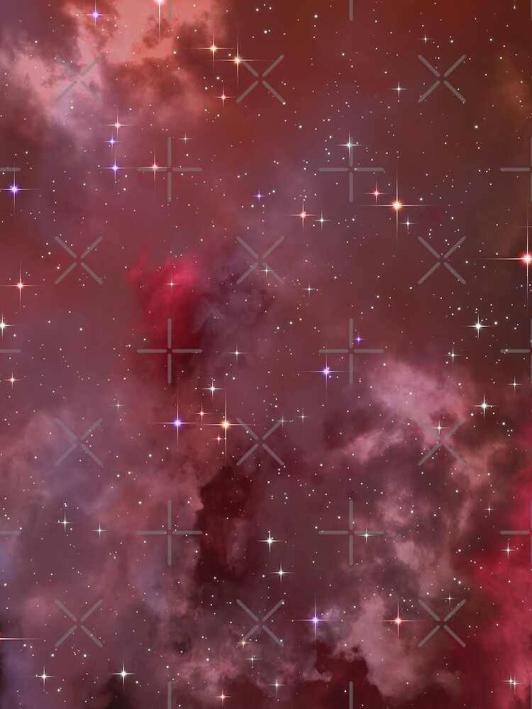 Fantasy nebula cosmos sky in space with stars (Purple/Pink/Magenta) by GaiaDC