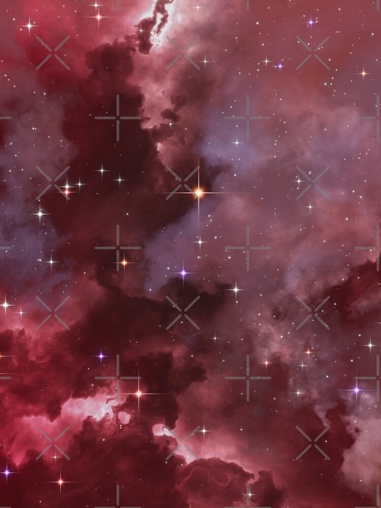 Fantasy nebula cosmos sky in space with stars (Purple/Pink/Magenta) by GaiaDC