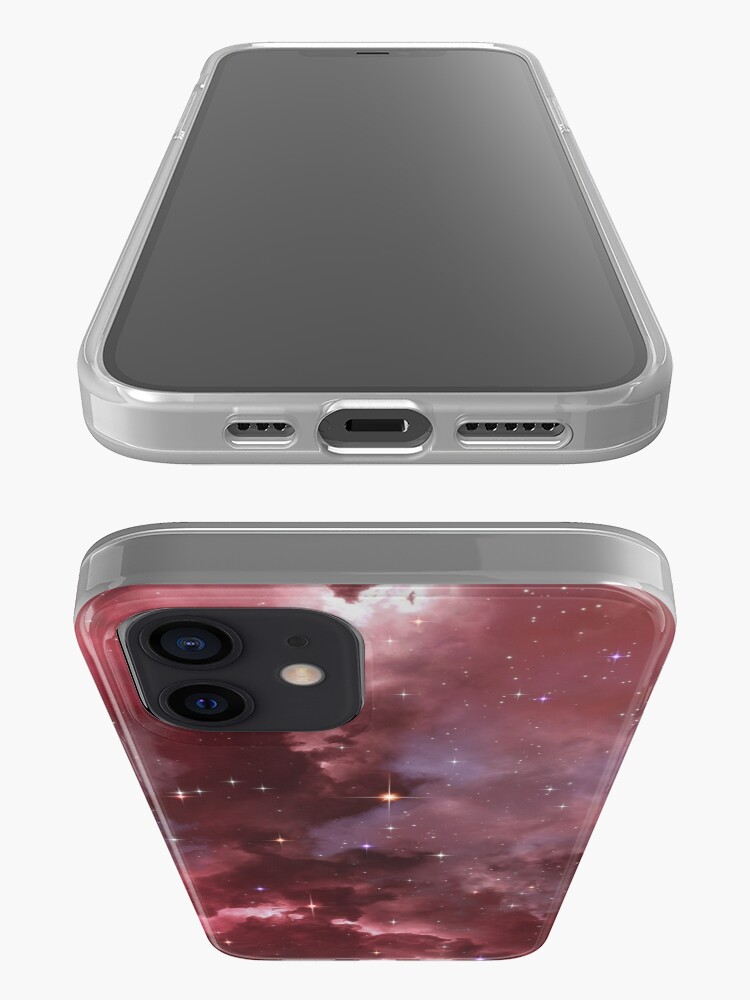 Alternate view of Fantasy nebula cosmos sky in space with stars (Purple/Pink/Magenta) iPhone Case